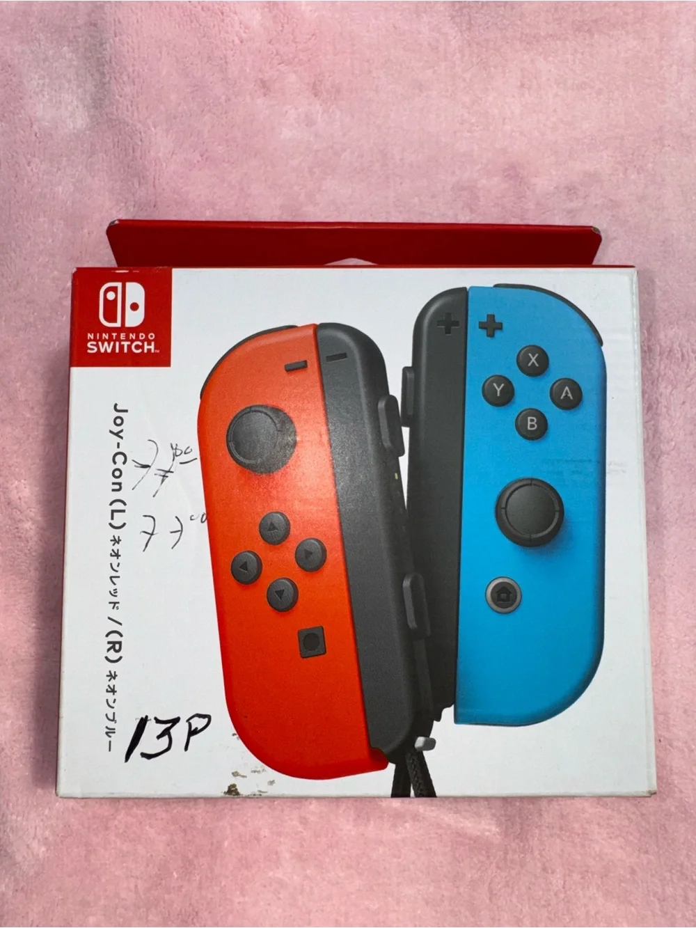 Nintendo Joy-Con Controllers Neon Red & Neon Blue